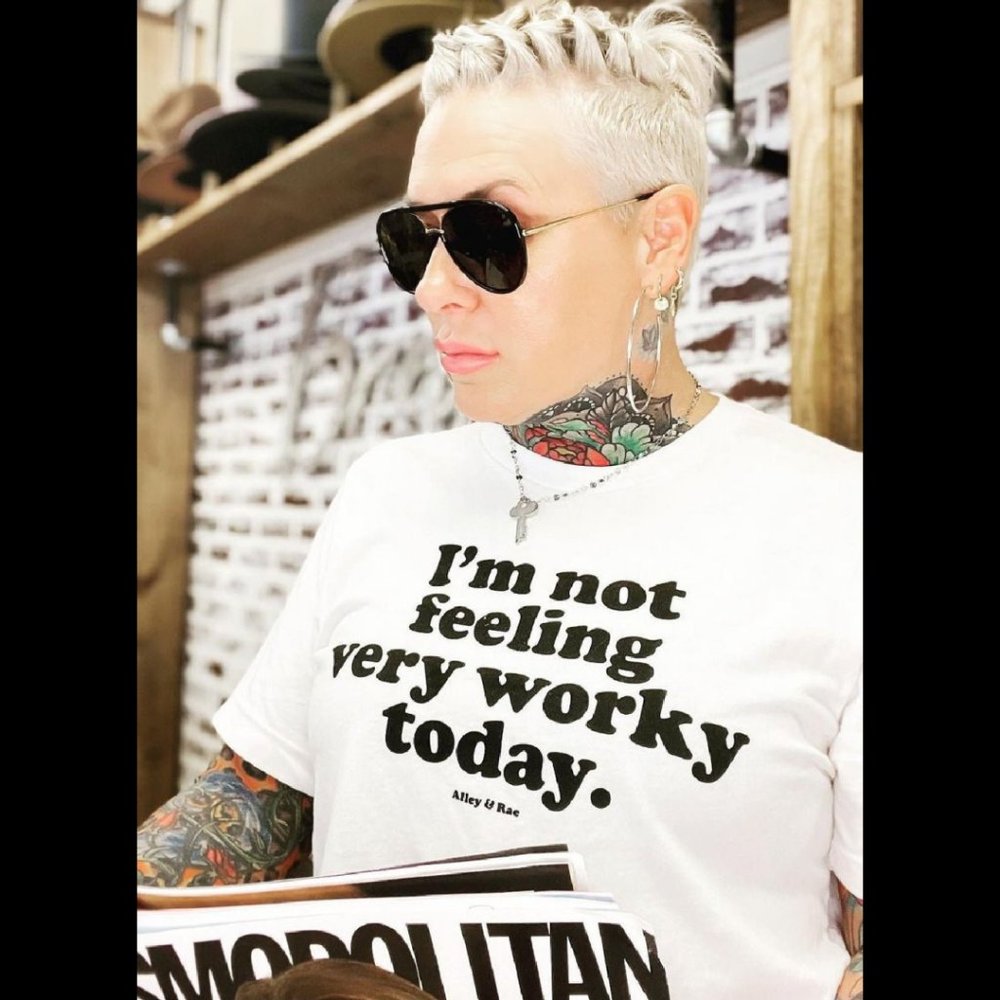 Introducing the Eco-Friendly "I'm Not Feeling Very Worky Today" Print T-Shirt